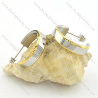 stainless steel plating earring e000720