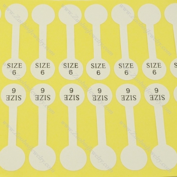 size labels for rings size 6 pa0043