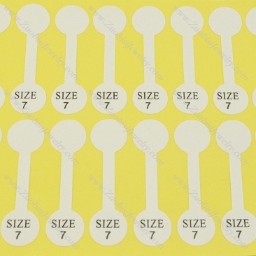 size 7 labels for rings pa0042