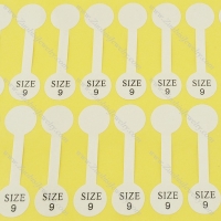 size labels for rings size 9 pa0040