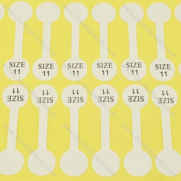 size labels for rings size 11 pa0038