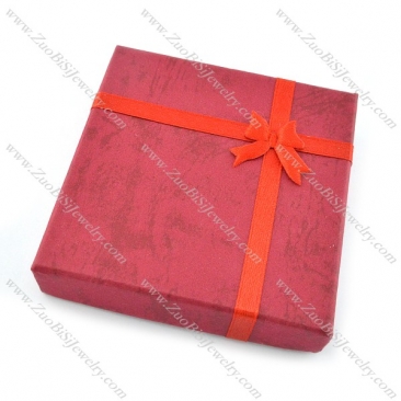 red paper jewellery boxes pa0005