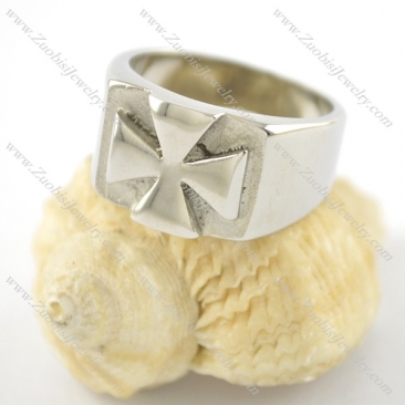 metal tone malta cross ring r001553