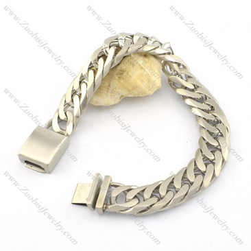 14mm wide matte casting bracelet b002207