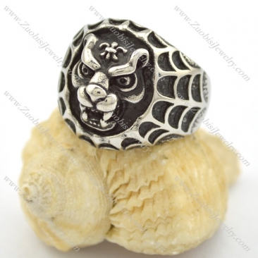 round shaped tiger ring in vintage style r001675