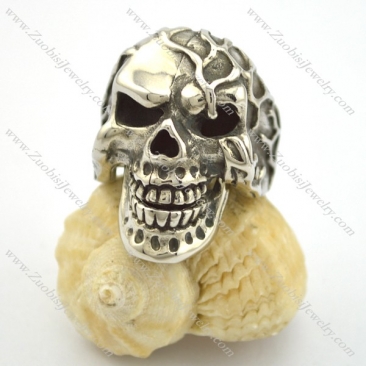 smile ss skull ring r001691