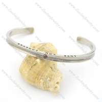 engraved LOVE YOU FOREVER bangle b002523