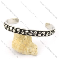 small skull heads bangle for mens b002549