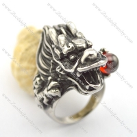 Dragon Playing with A Pearl RING r001859