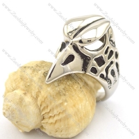 Stainless Steel Casting Eagle Head Ring r001871