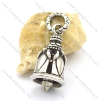 stainless steel bell pendant for bikers p001793