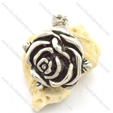 Big Casting Rose Pendant p001860