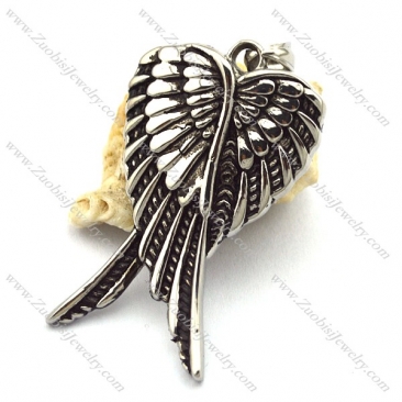 46mm Long Vintage Angel Wing Pendant p001933