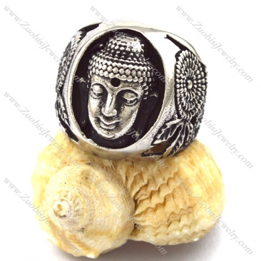 big casting buddha ring r001983