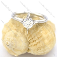 clear zircon ring for women r002077