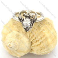 creative rings for women with clear zircon r002079