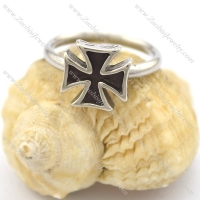 black malta cross ring r002086