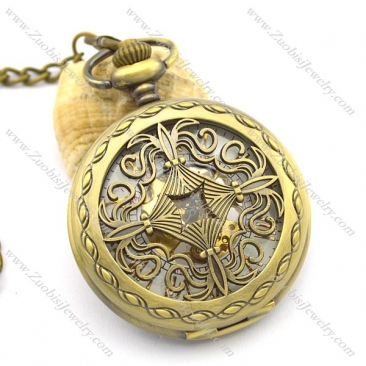 big Chinese knot mechanical pocket watch pw000410