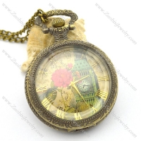 colorful Big Ben pocket watch for lady pw000413