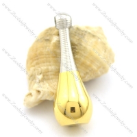 2 tones perfume bottle pendant p002035