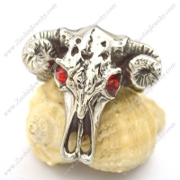 sheepshead skeleton ring r002138