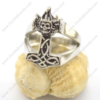 hammer skull ring r002154