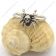 spider ring with black stone for women r002206