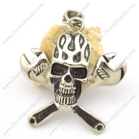 Spanner Skull Pendant p002183