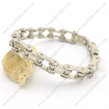 Stainless Steel Bike Chain Bracelets in 12MM Wide 22CM Long b003060