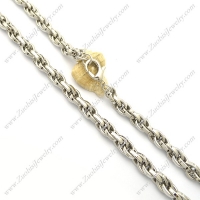 11MM Wide Top Polishing Link Chain Necklace n000957