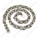 1 Meter Long 16mm Wide Black Stainless Steel Link Chain Necklace n000962