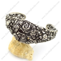 Romantic Rose Skull Bangle b003150