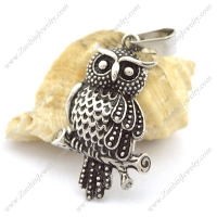 Vintage Owl Pendant p002221