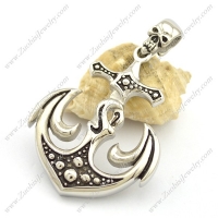 Big Casting Skull Anchor Pendant p002369