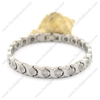 Hematite Stainless Steel Bracelets b003460