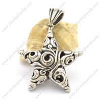 Casting Hollow Star Pendants p002504