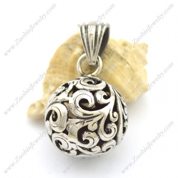 3D Small Hollow Ball Pendant p002506