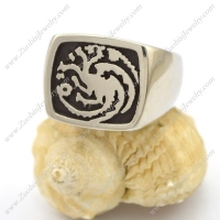 Stainless Steel Firebird Ring r002743