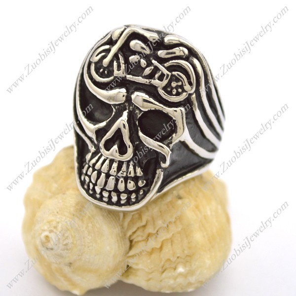 Motorcycle Bike Skull Ring