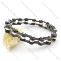 All Black Bling Bike Chain Bracelet b002112