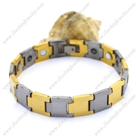 Tungsten Men's Bracelet in Gold and Original Tone b003657