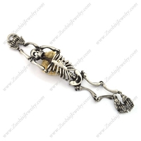 Matte Human Skeleton Bracelets for Strong Mens b003782