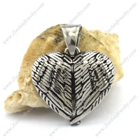 Solid Heart Pendant p002578