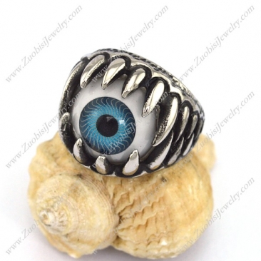 Blue Eye Ball Ring for Unisex r002873