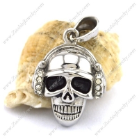 Stylish DJ Skull Pendant p002804