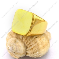 Yellow Gold PVD Coated Ring r002950