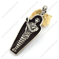 Mummy Pendant with Skull Buckle p002826