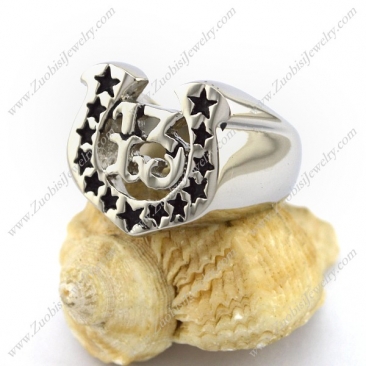 Lucky 13 and Stars Ring r003013