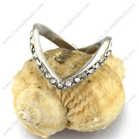 Heart Shaped Rhinestones Rings r003025