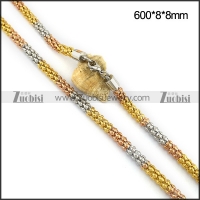 8MM Popcorn Chain in 3 Tones n001098